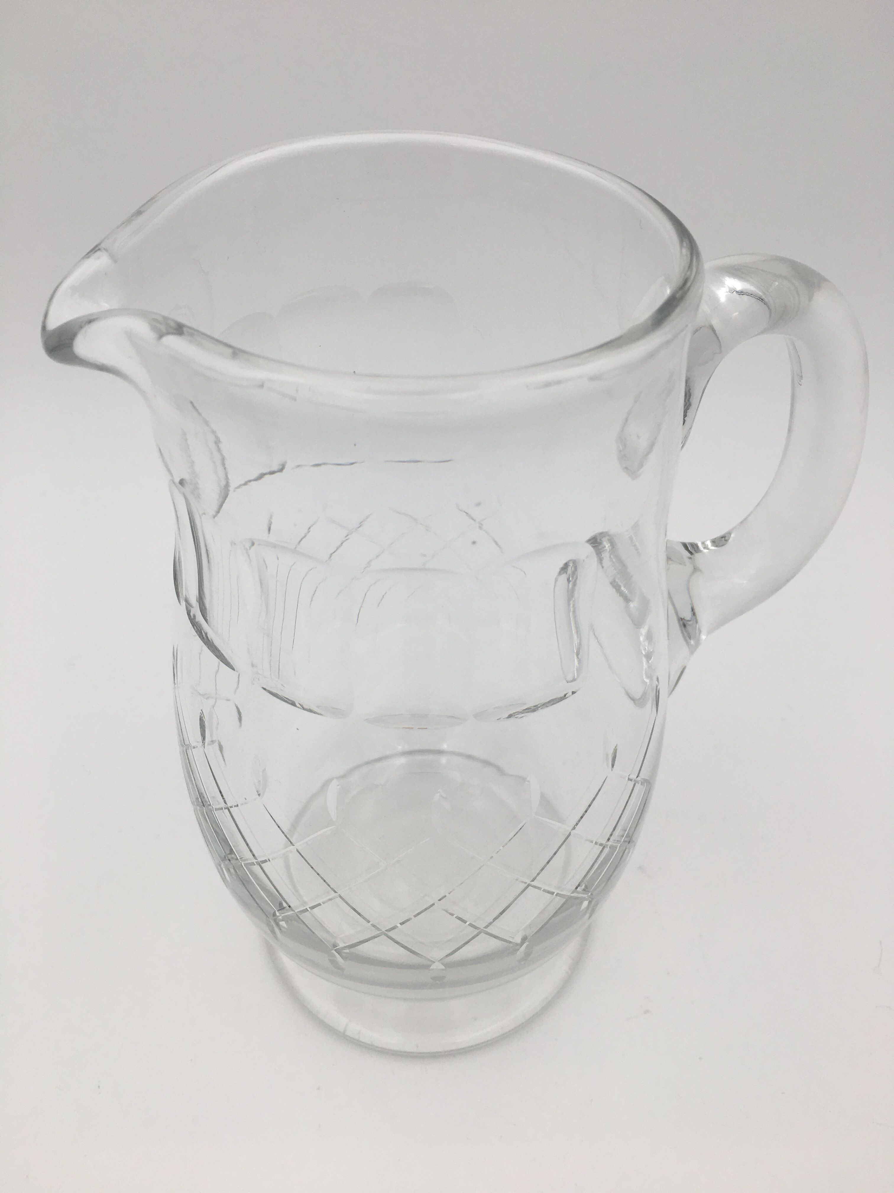 Pitcher in cut or crystal 1960