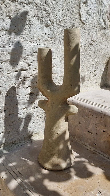 Tamegroute ceramic candle holder