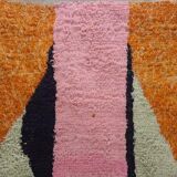 Tapis en laine pure artisanale traditionnelle taille 100 x 200 cm