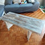 Solid wood coffee table