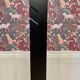 Black steel designer floor lamp 195 CM.