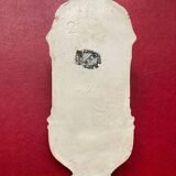 Digoin Sarreguemines earthenware holy water font