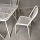 René Malaval vintage perforated metal garden furniture Seducta 1950s
