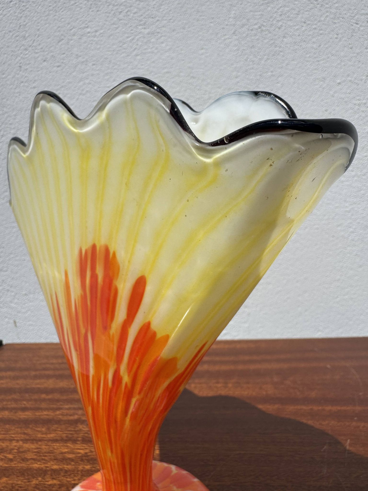 Vase éventail Franz Welz Art Déco