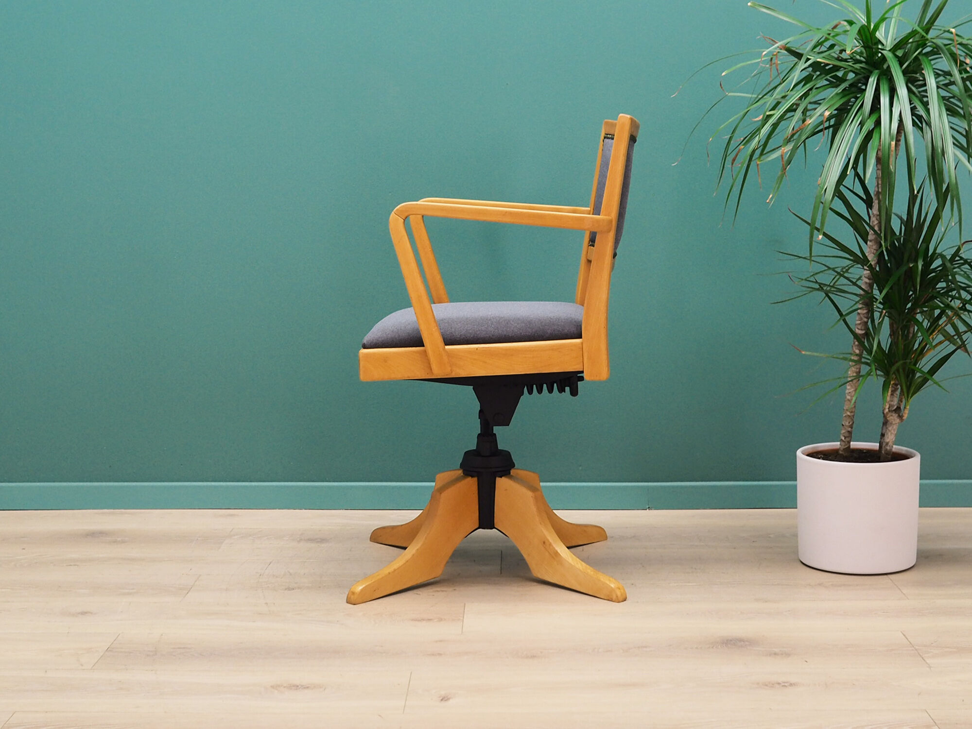 Armchair gray, Danish design, 60, manufacturer: Ehapa