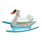 Oiseau bois à bascule wisa glorai (suisse) années 40/50
