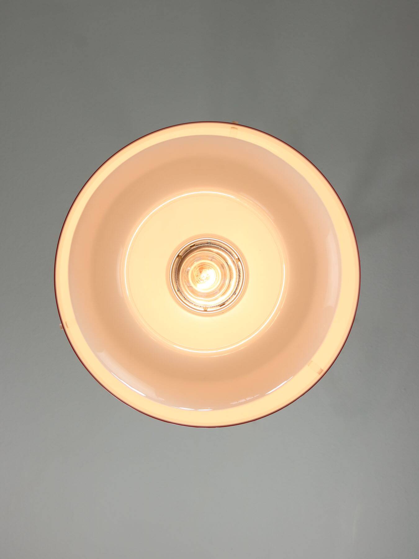 Space-age Red Medusa Pendant Lamp by Luigi Massoni for Guzzini, 1970s