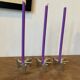 3 modular Vogelflug Hammonia candlesticks, 1970