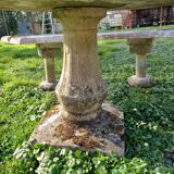 Reinforced concrete table + bench