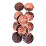 Ensemble de 10 assiettes à dessert Villeroy et Boch Rusticana
