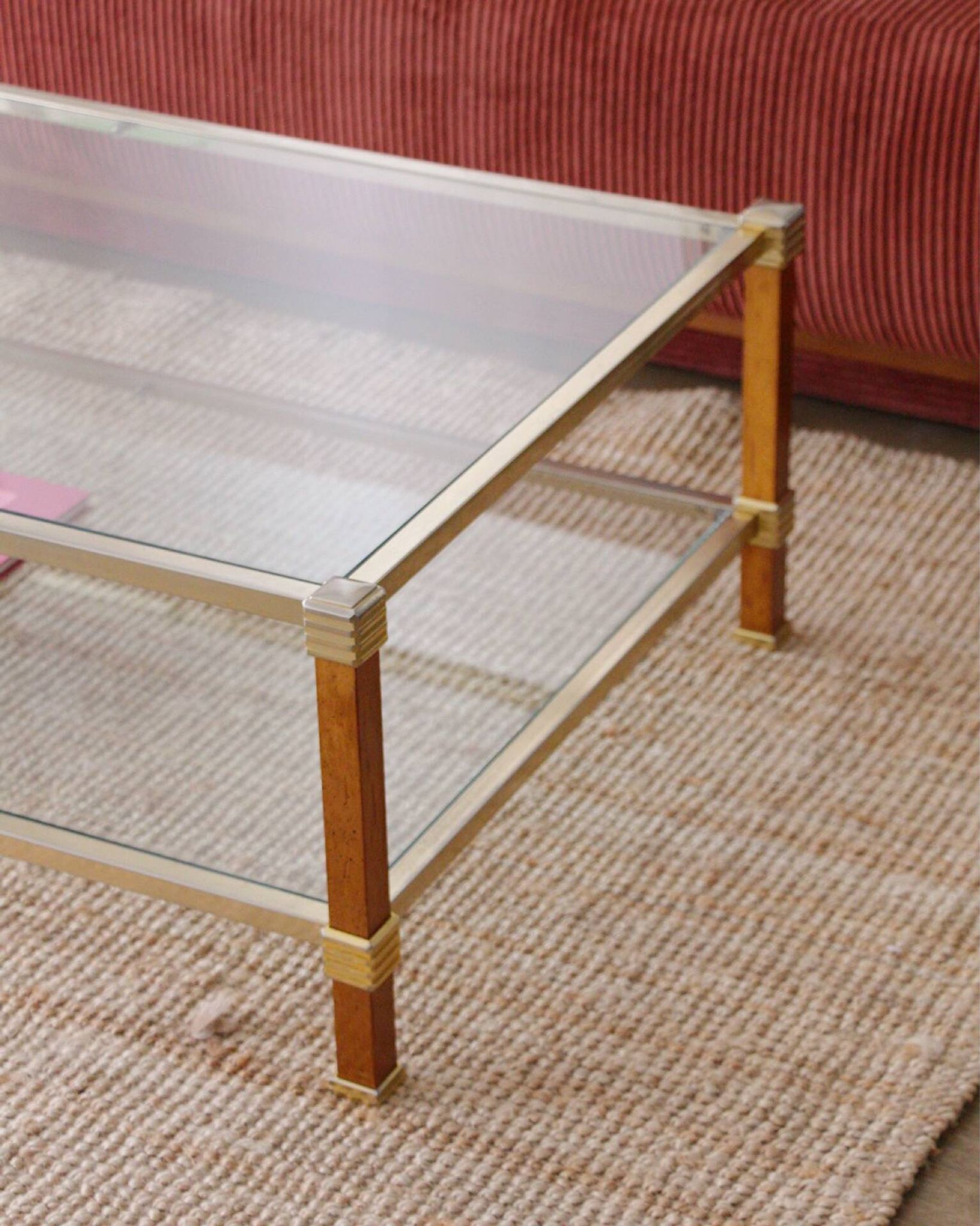 1970s double-top coffee table