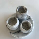 Marble candlesticks