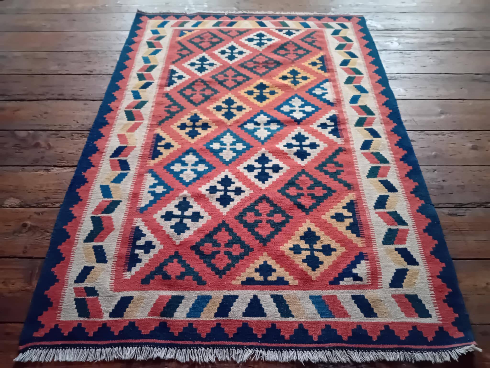 Handmade Afghan Kilim 185x127cm