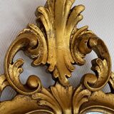 Large golden baroque style mirror – Vintage