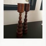 Scandinavian candle holder duo