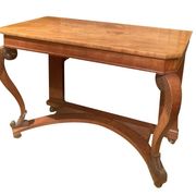Art Nouveau Italian Wooden Console Table