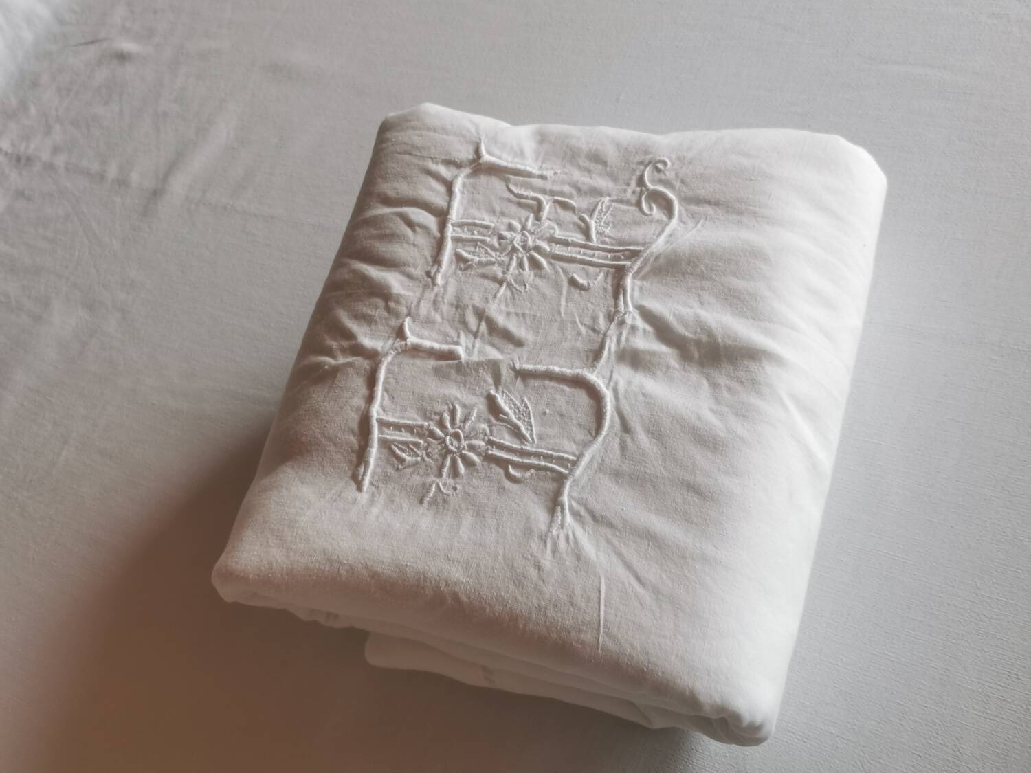 Very old monogrammed sheet