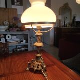 Antique bronze lamp
