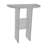 70s design console in marble and plexi