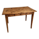 Wooden farmhouse table