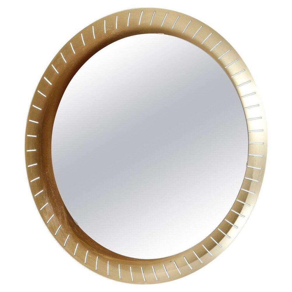 Italian Illuminated Backlit Mirror from Stilnovo, 1950s