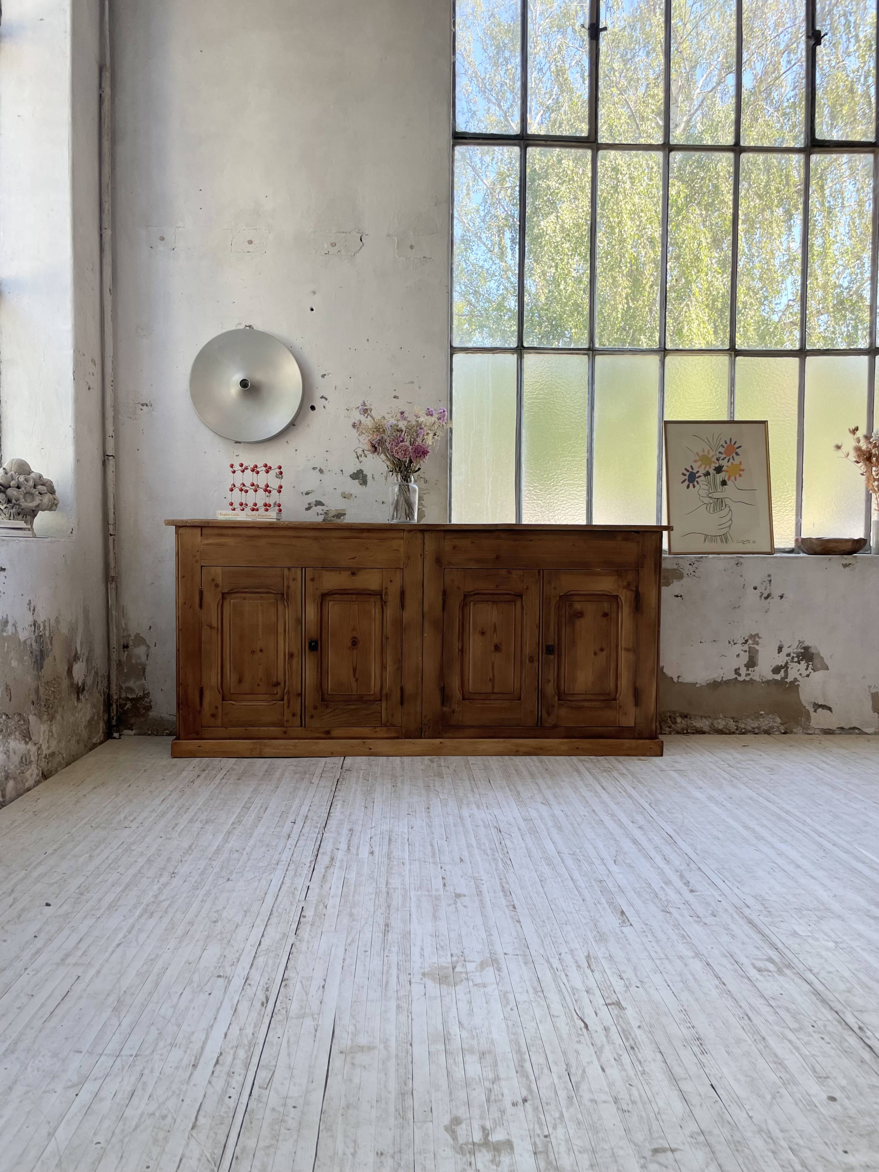 2m pine craft furniture sideboard