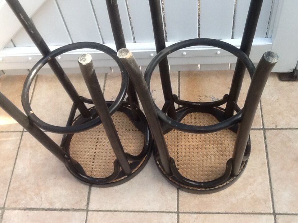 Wooden and canning stools