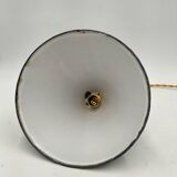 Enameled sheet metal cone pendant light
