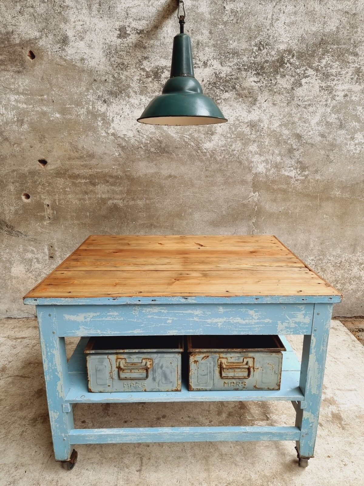 Old work table side table display table kitchen island
