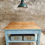 Old work table side table display table kitchen island