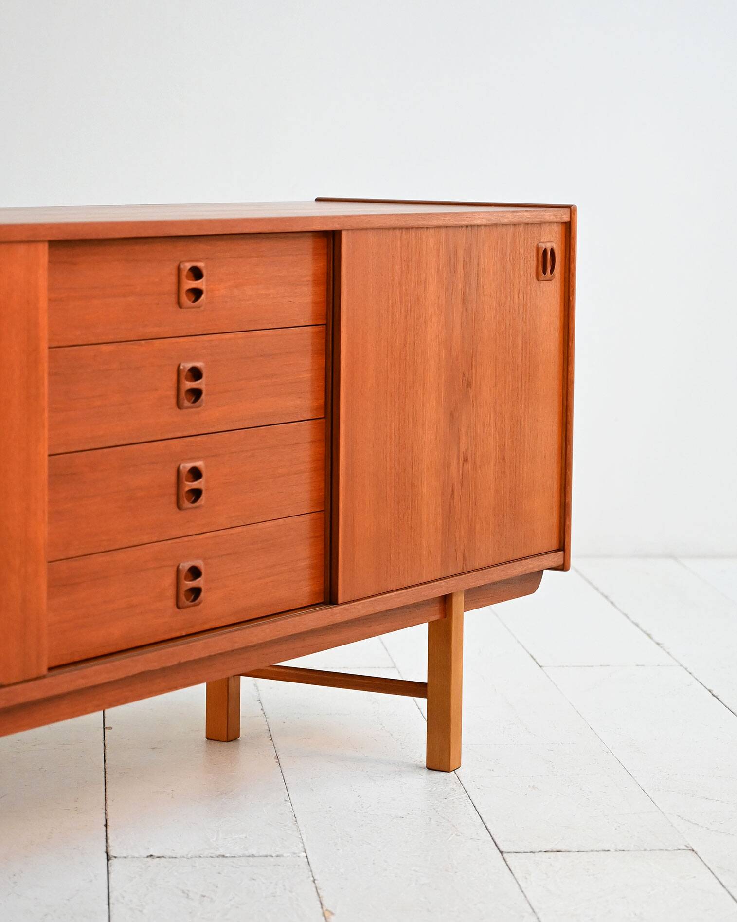 Scandinavian “Korsör” teak sideboard from the 1960s