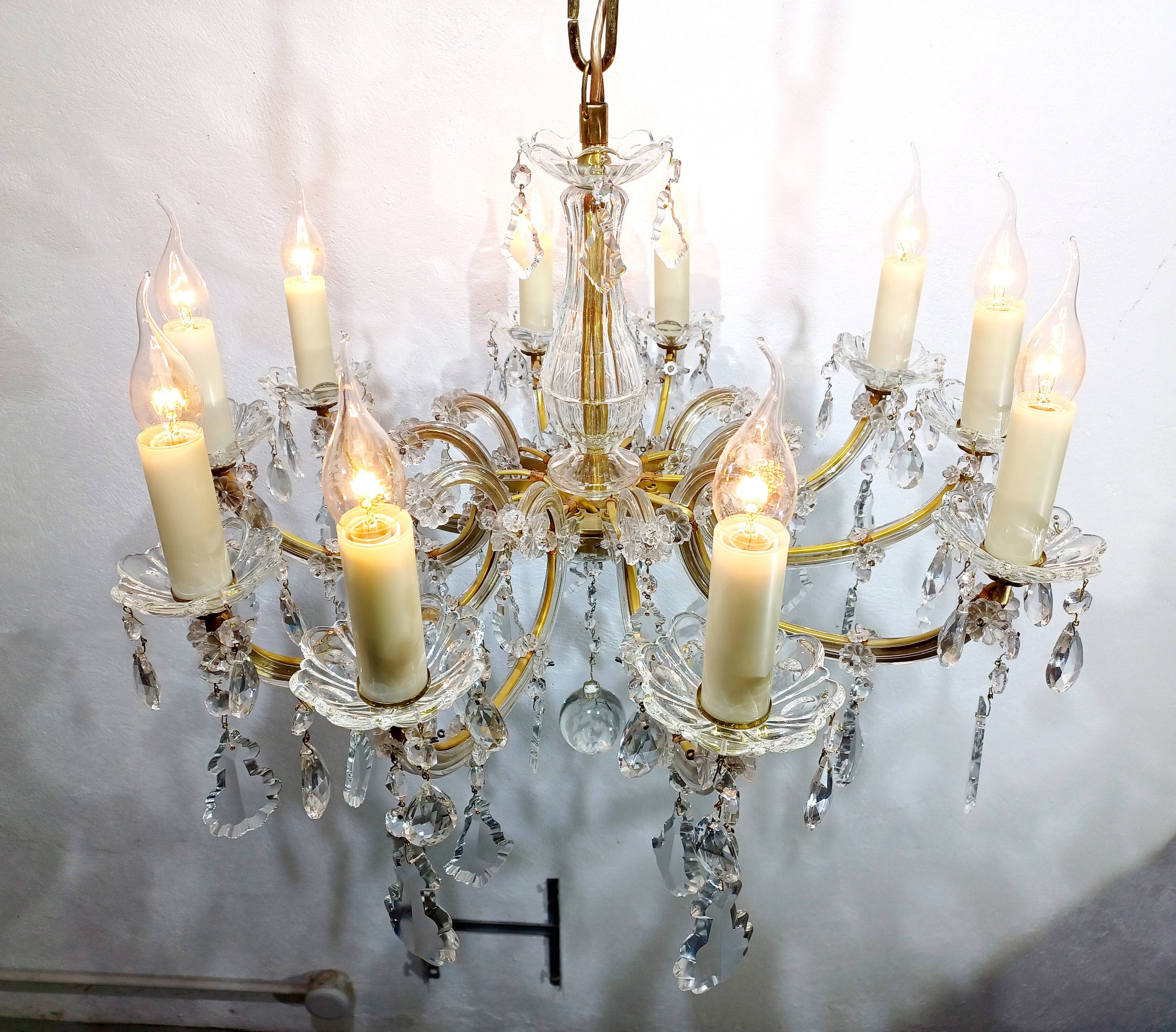 Marie Thérèse Crystal Chandelier 10 Lights
