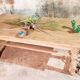 Vintage farmhouse table