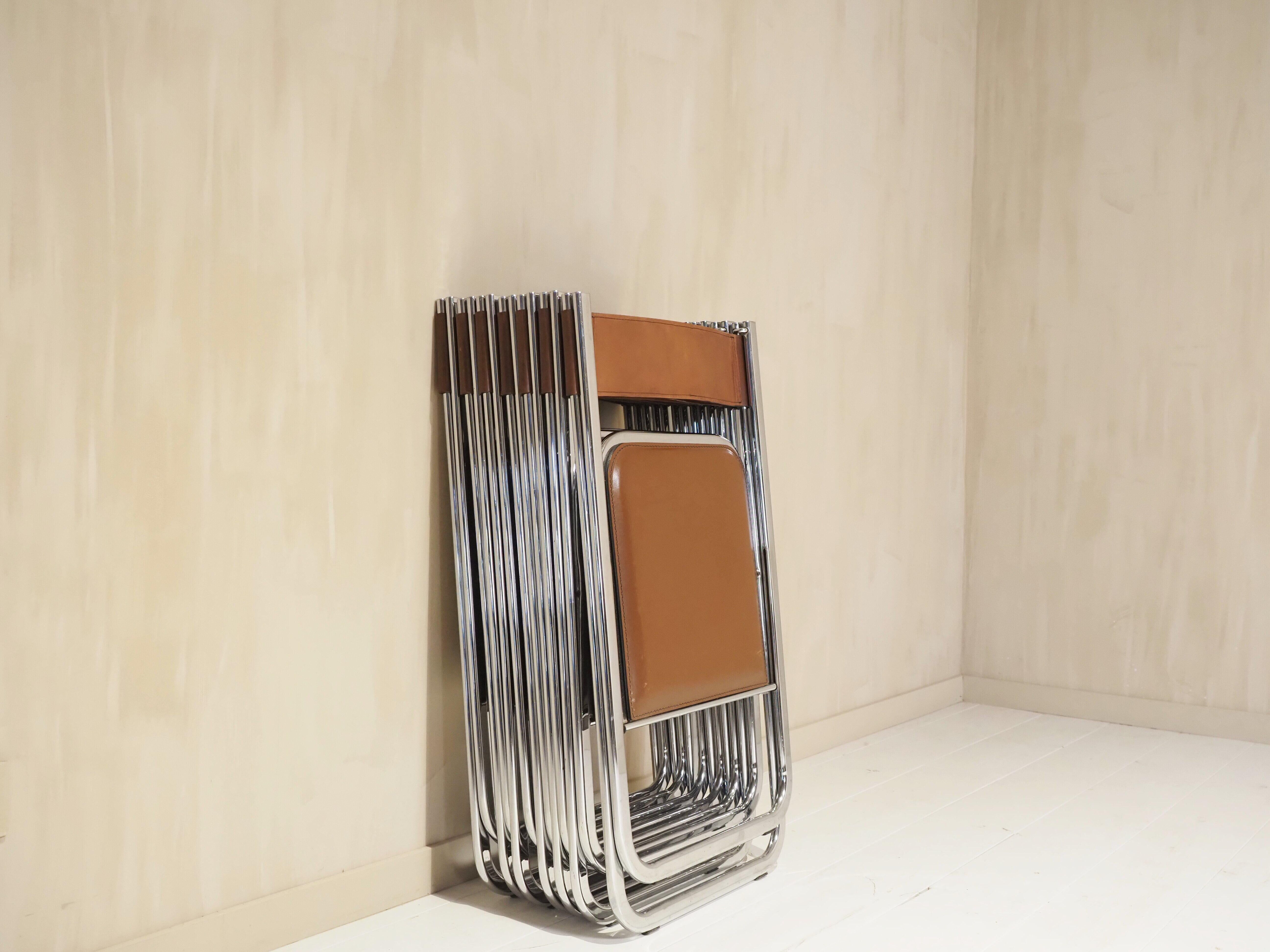 Chaises pliantes Tamara par Arrben ensemble de 7