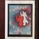 Affiche publicitaire saint raphael quiquina en couleur - impression originale de 1938