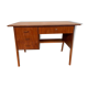 Bureau scandinave teck 1950 1960 vintage rétro ancien - pieds compas - 3 tiroirs - LEGRAND D