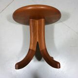Dyrlund solid teak stool 1970-80’s