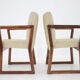 Pair of beech armachairs ,czechoslovakia 1960s