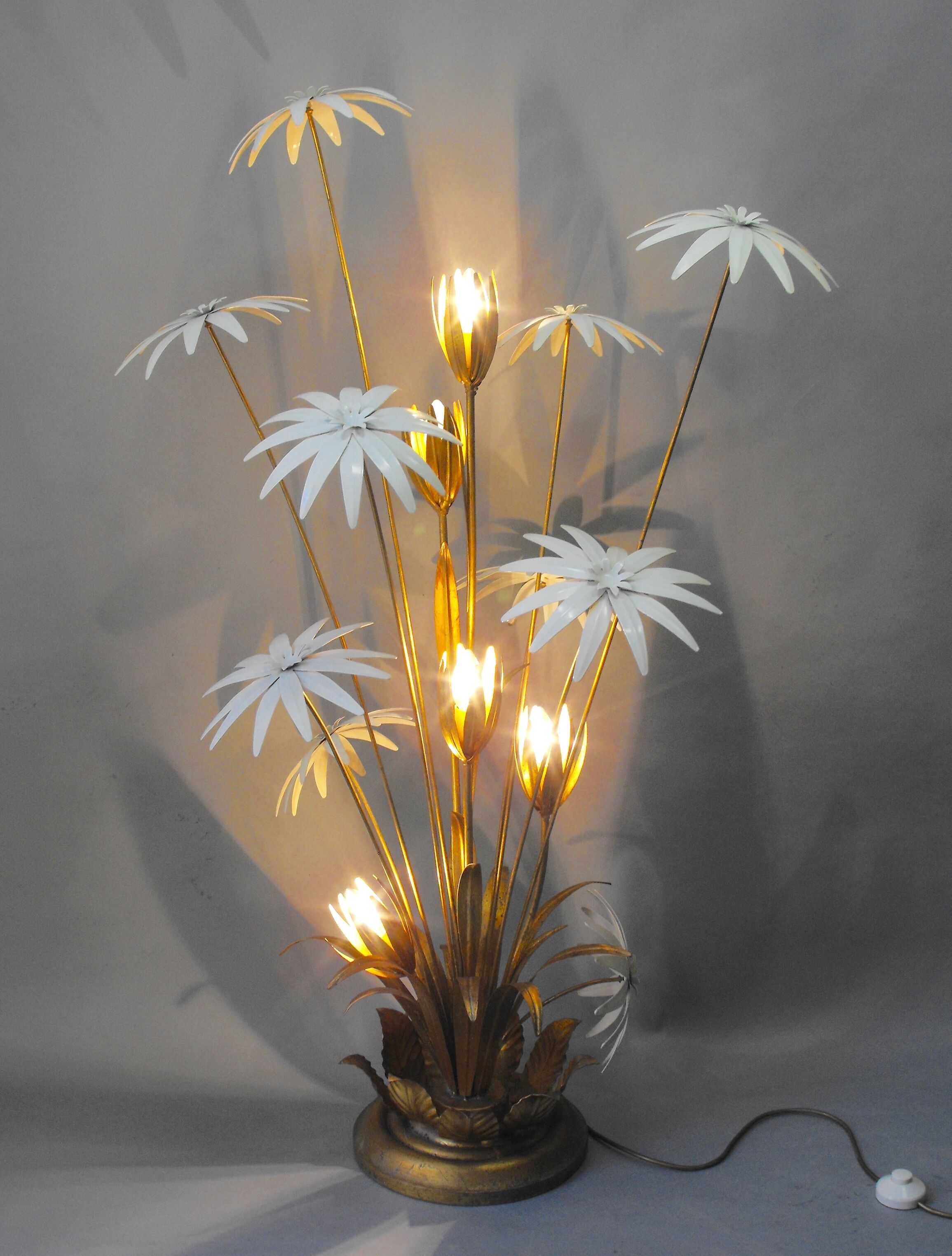 Floral lamp by Hans Kogl from the 70s.