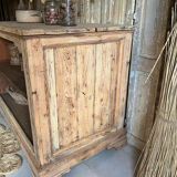 Old solid pine counter