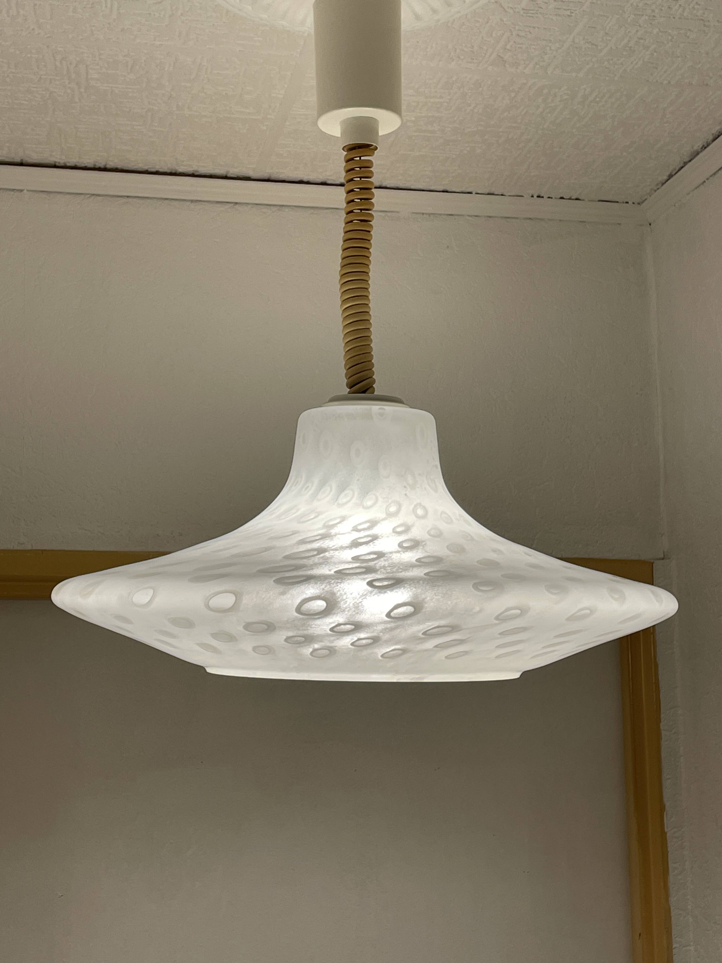 Peill & Putzler Ufo XL glass pendant light, Germany