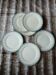 6 antique flat plates in ironstone Hb & Cie