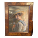 Portrait de femme signé de 1918