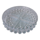 Glass dish with 4 compartments