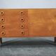 1960s Czechoslovak Maple Sideboard with Drawers and Cabinet