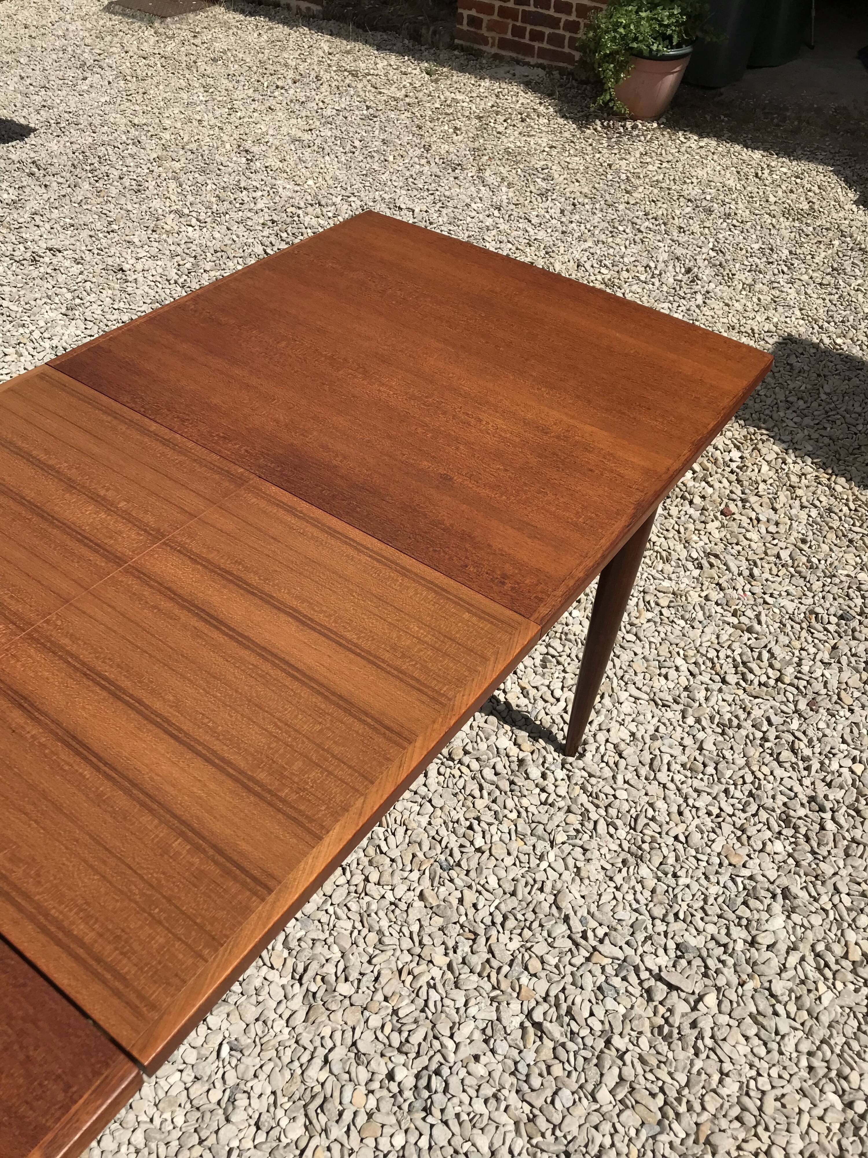 Scandinavian teak dining table