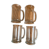 Four vintage mugs