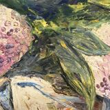 Oil on canvas Still Life with Flowers signed A. Bureau