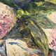 Huile sur toile nature morte aux fleurs signée A. bureau