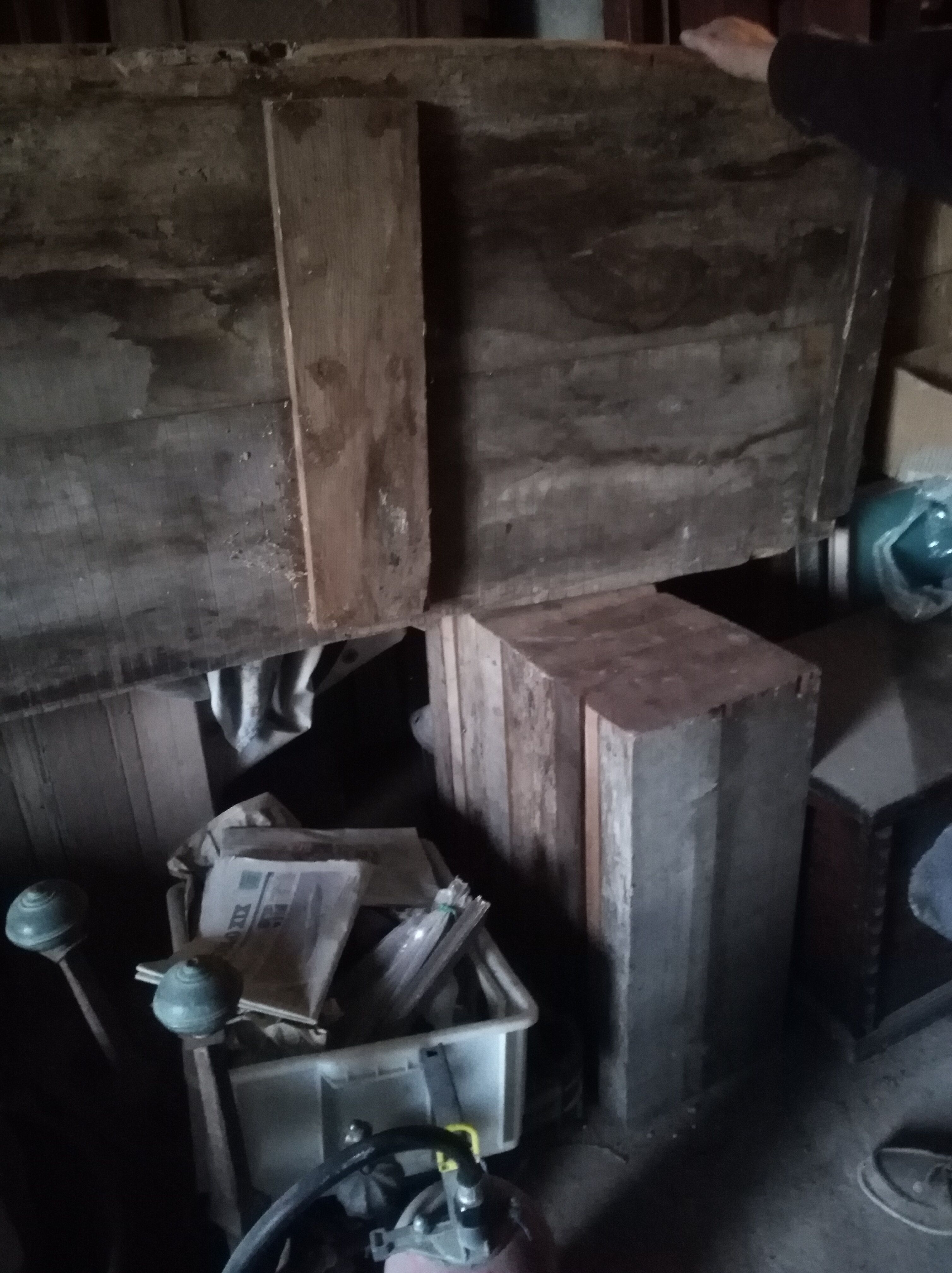 primitive solid wooden table